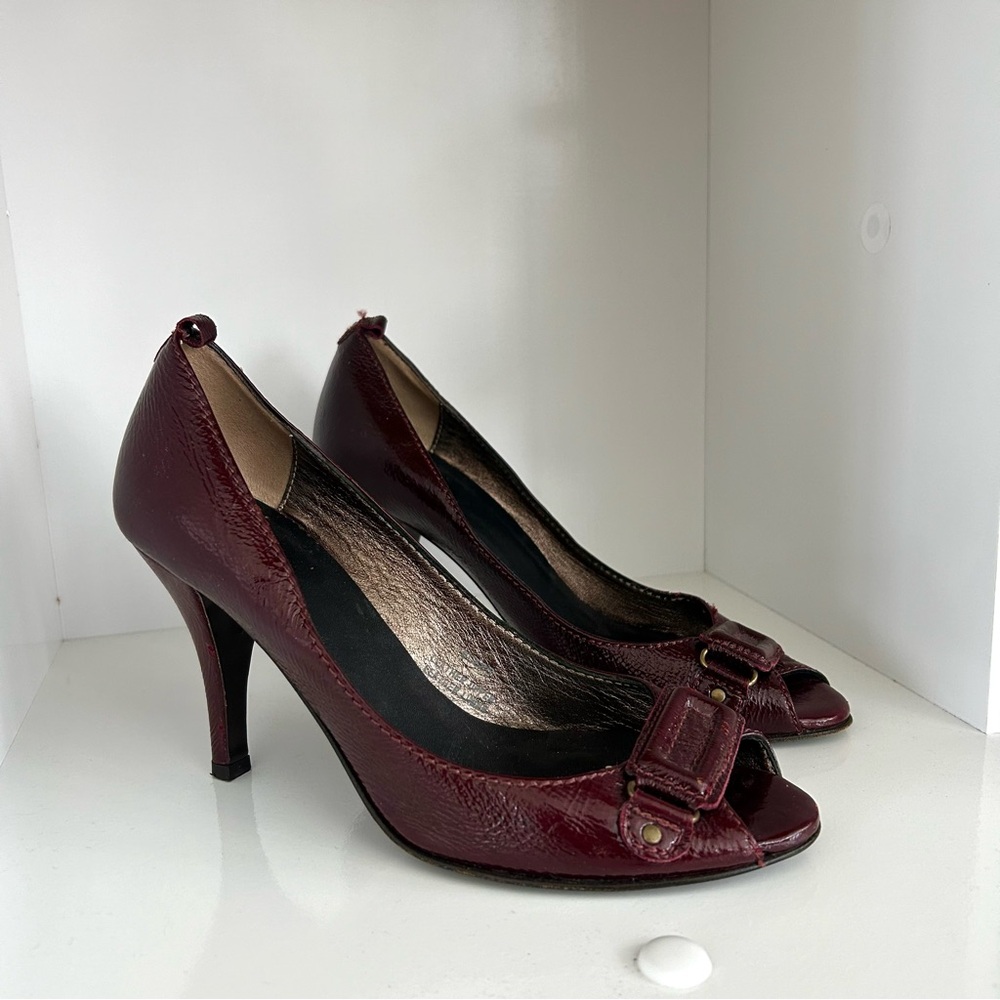 J. Crew Maroon Pumps Size 7